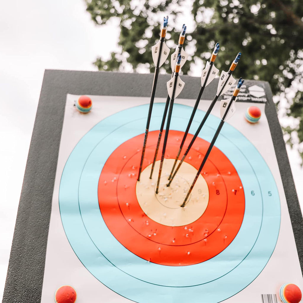 Power-Stop Archery Target - 24" Pro Series - Big Block Foam Target for Broadheads and Field Tips