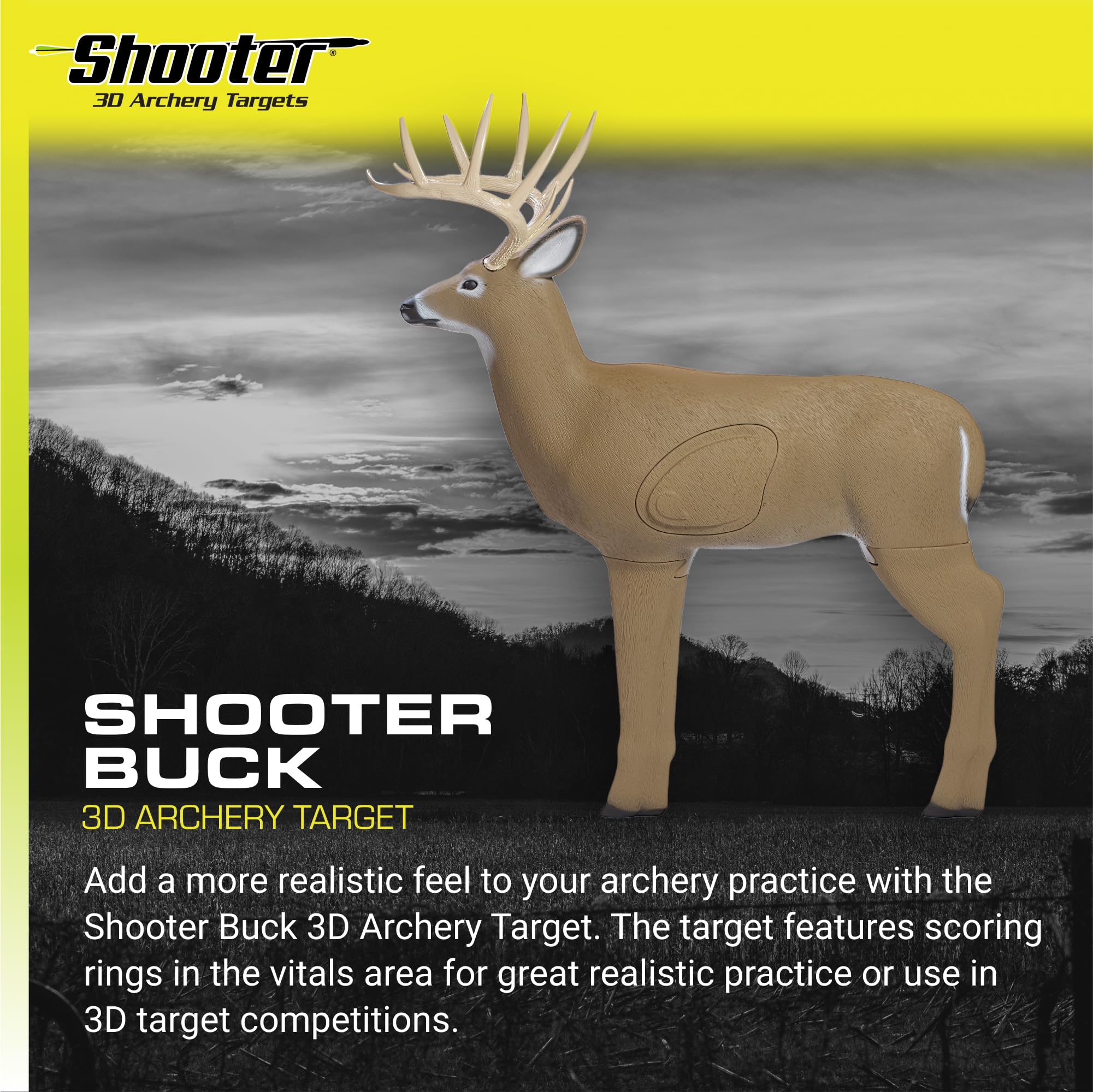 Shooter 3D Archery Target Buck Ethafoam Animal Theme Target