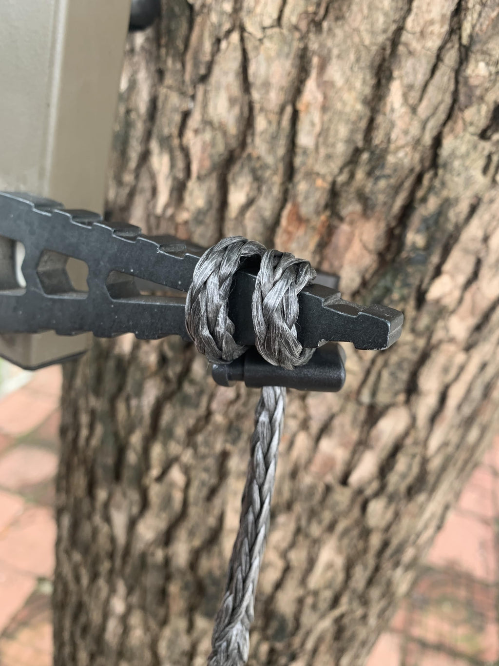 ZIVOXIA Climbing Stick Aider for Hunting, Daisy Chain Single Step Aider, Hand-Braided 1.5Ft Lightweight Rope Ladder Tree Stand Step - Weighs Only 1.6 Ounces (3 Pack)
