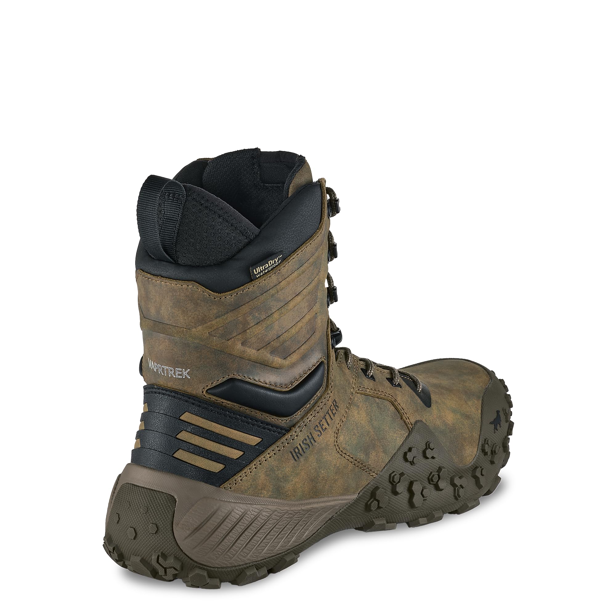 Irish Setter, VaprTrek, Men’s, 8", Waterproof, Hunting Boot, Earth Camo, 13 EE (Wide)
