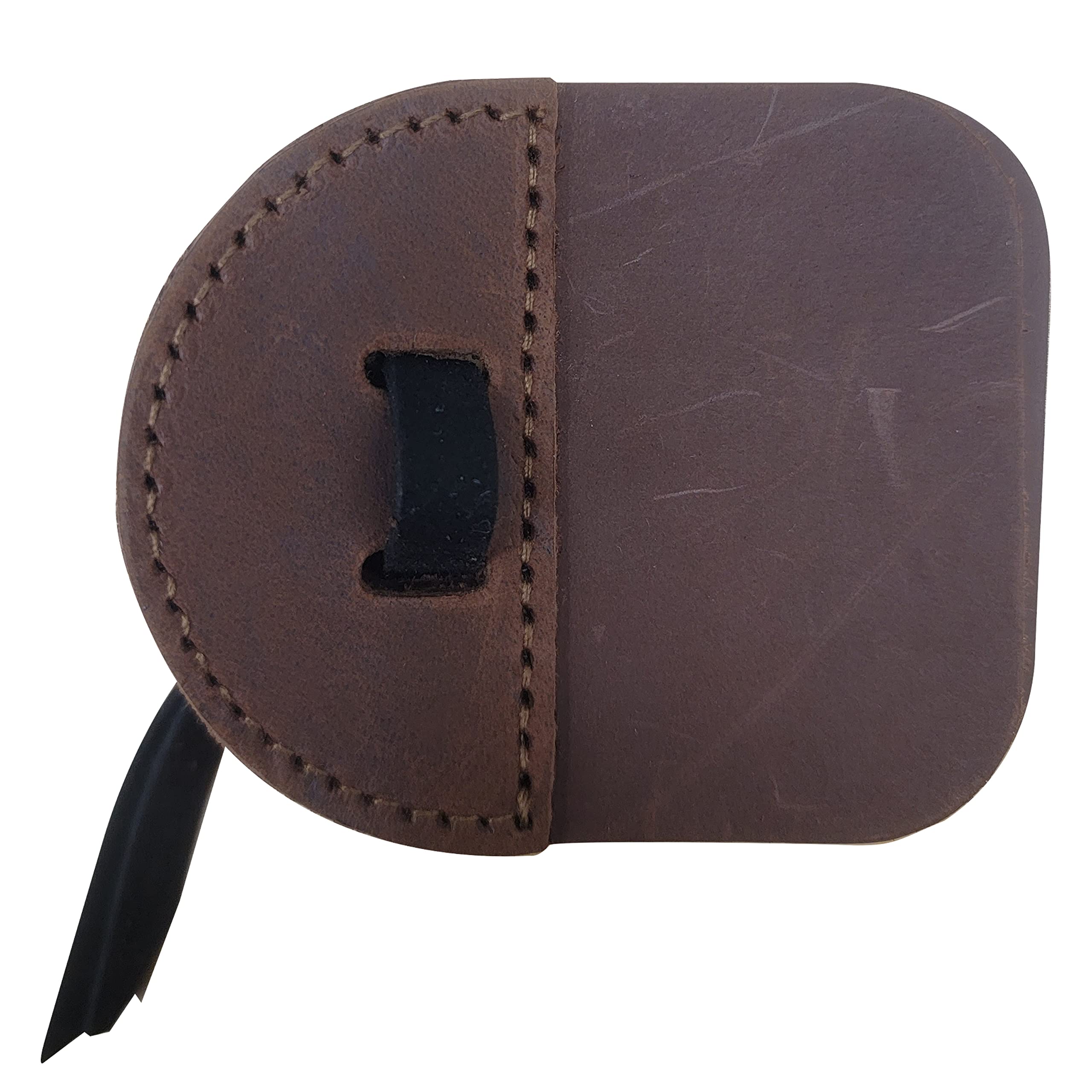 SAS Southland Archery Supply Barebow Suede and Leather Finger Tab Bare Bow Archery Shooting (Small - 2.9" W x 2.3" H)