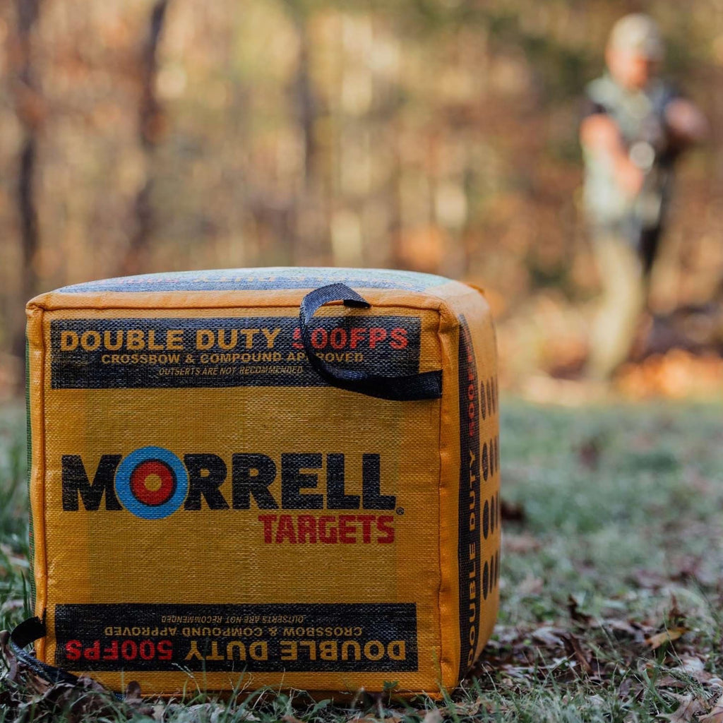 Morrell Targets 4-Sided Double Duty Field Point Archery Shooting Bag – Portable Backyard & Outdoor Target for Bows up to 500 FPS with 50+ Bullseye Points
