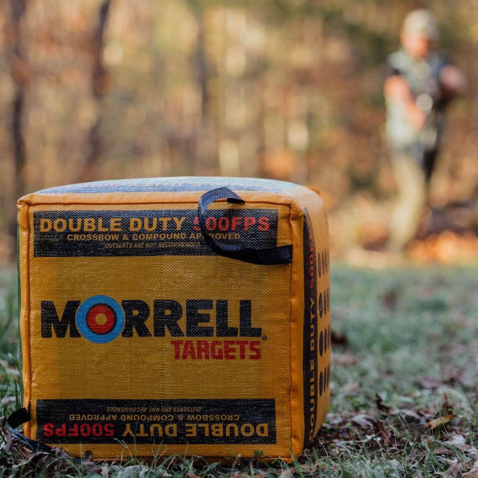Morrell Targets 4-Sided Double Duty Field Point Archery Shooting Bag – Portable Backyard & Outdoor Target for Bows up to 500 FPS with 50+ Bullseye Points