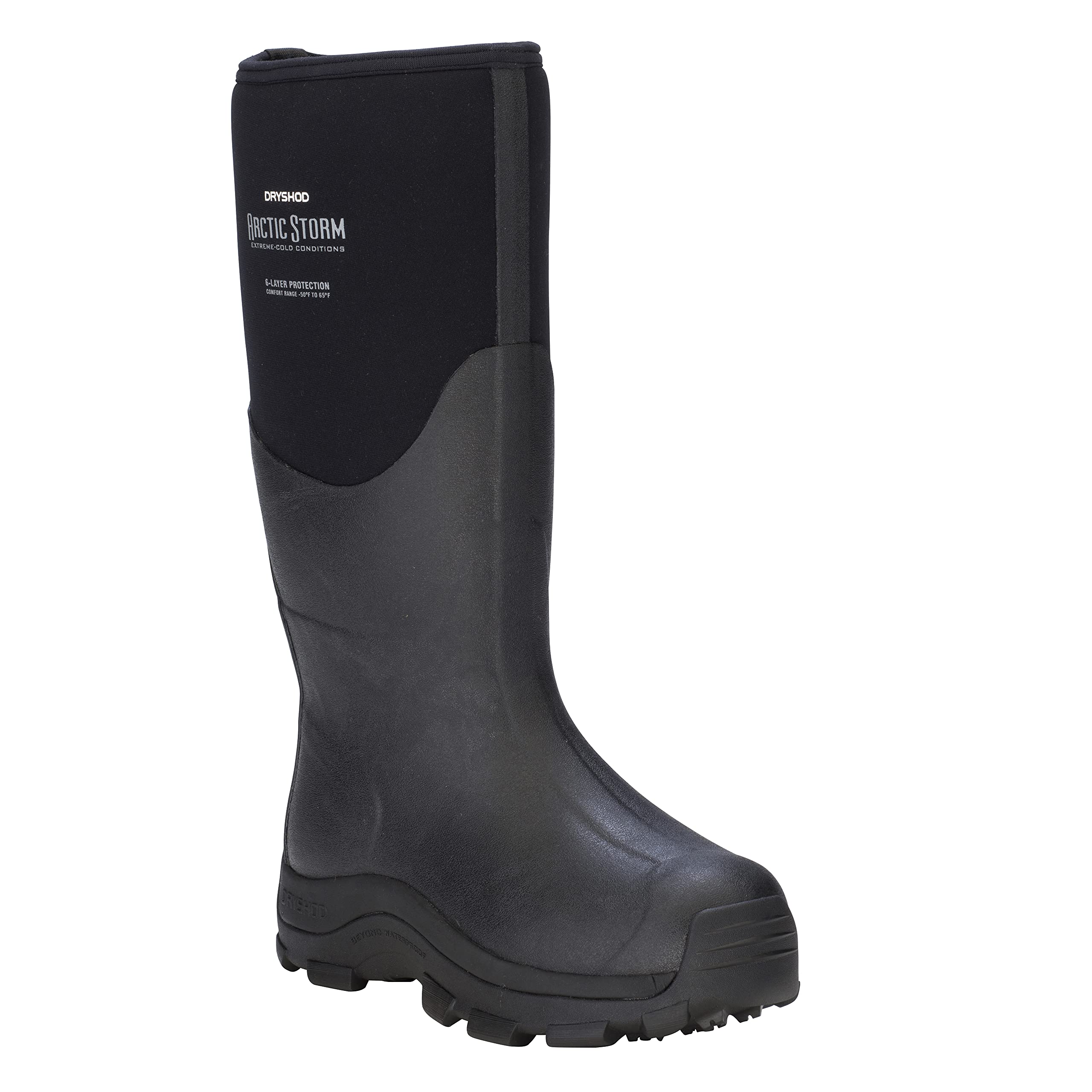 Dryshod Arctic Storm Hi Winter Boot | Black/Grey | Waterproof | Extreme Cold |Men Size 10