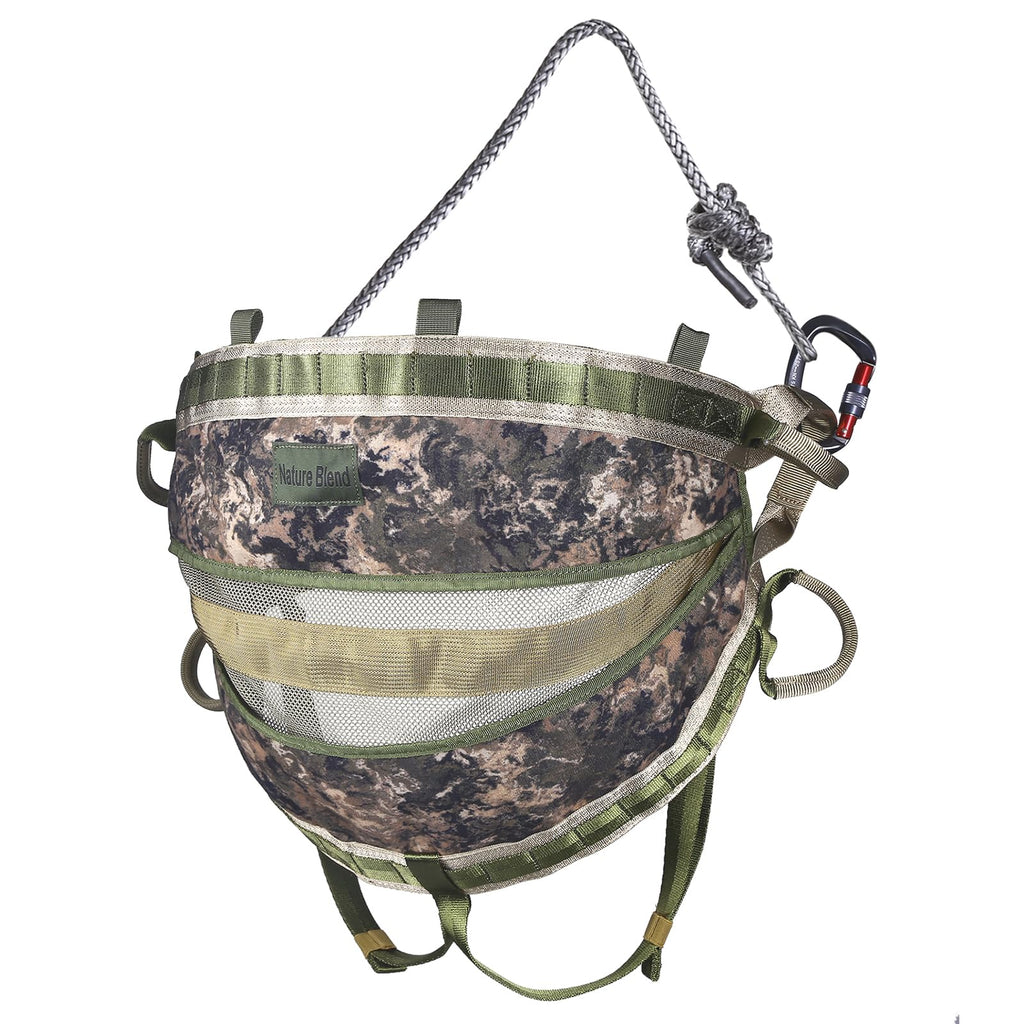 UIIHUNT Hunting Saddle, The Gen 2 Saddle Hunting, Ultra Comfortable Large Padded Seat, Lightweight Tree Saddle Accessories, Packable Tree Climbing Saddle, Includes Adjustable Bridge