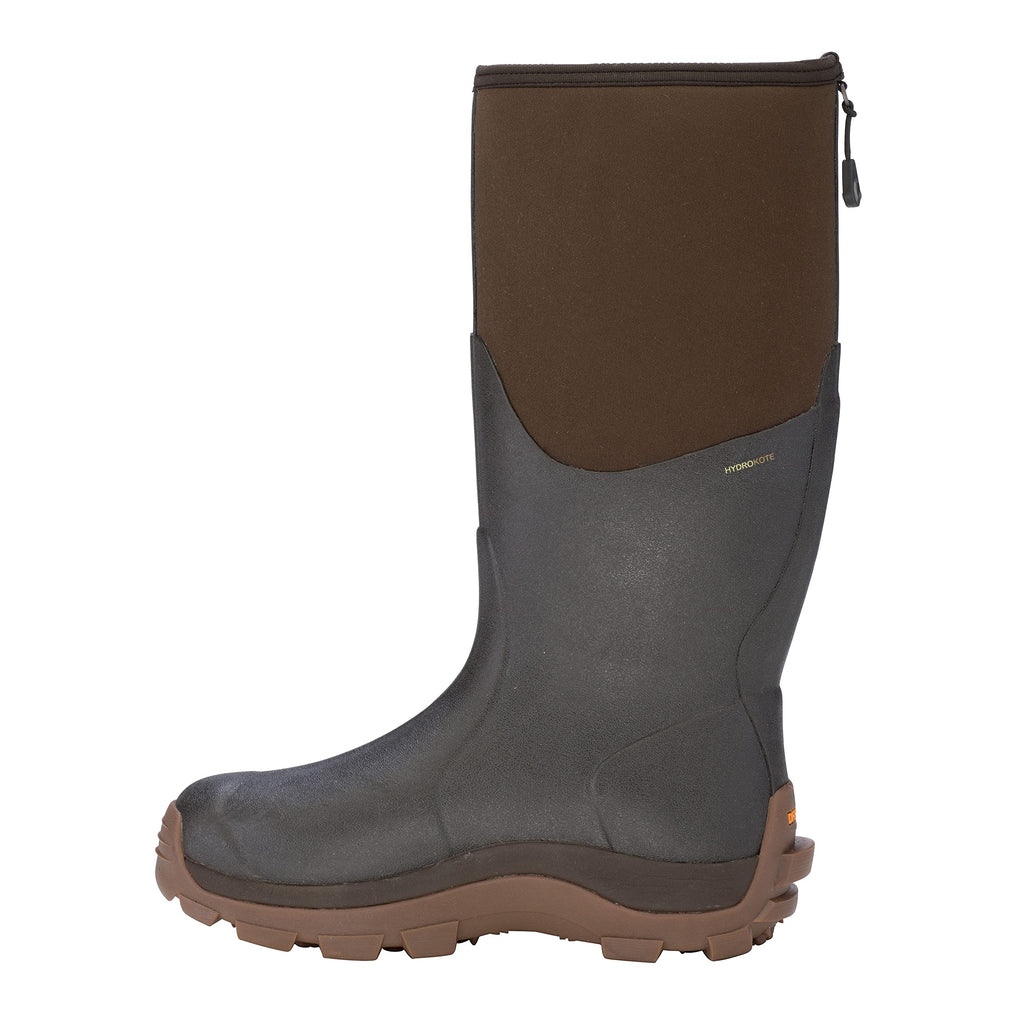 Dryshod Mens Haymaker Hi Rubber Farm Boots |Rubber | Waterproof | Brown |Size 10