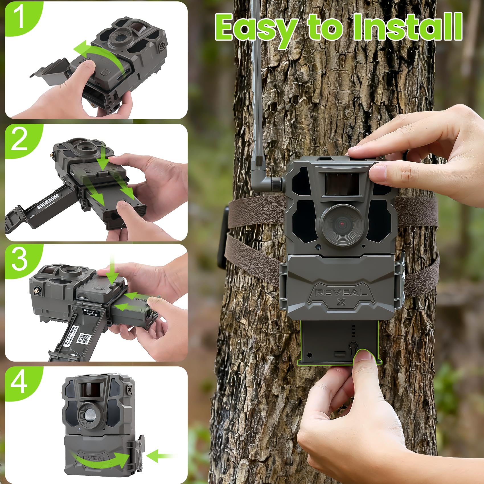 New Reveal Lipo Lithium Battery 5 Packs Rechargeable Hunting Camera Battery for Tactacam Reveal Cellular Trail Compatible with Trail & Game Camera Ultra,X Pro,X Gen 3.0,X Gen 2.0,X,Pro 3.0,XB,SK