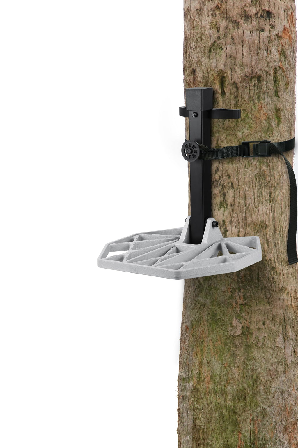 NatureBlend Hunting Platform, 12"x12" Die-Cast Aluminum Saddle Hunting Platform, Silent Adjustable Tree Saddle Platform, Non-Slip Durable Hunting Platform, Saddle Hunting Accessories