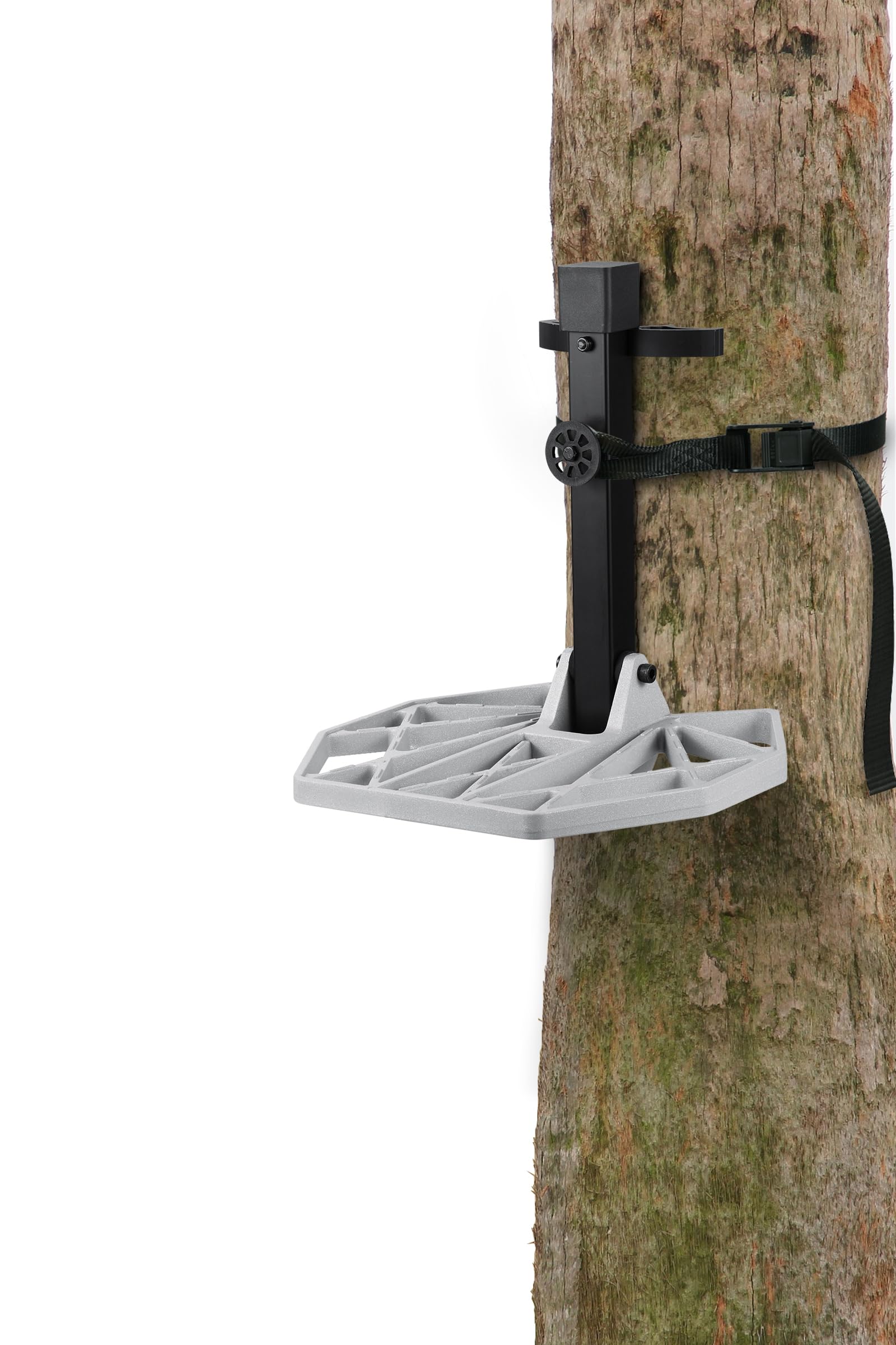 NatureBlend Hunting Platform, 12"x12" Die-Cast Aluminum Saddle Hunting Platform, Silent Adjustable Tree Saddle Platform, Non-Slip Durable Hunting Platform, Saddle Hunting Accessories