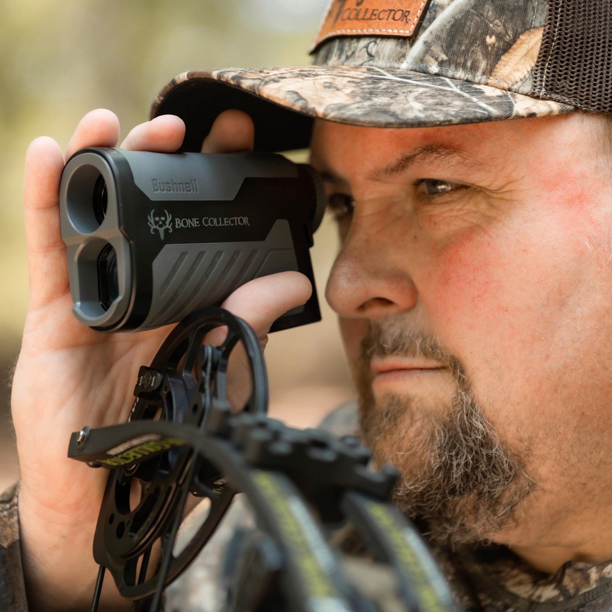 Bushnell Bone Collector 1000 Rangefinder, Hunting Range Finder with Angle Range Compensation for Shooting and Hunting