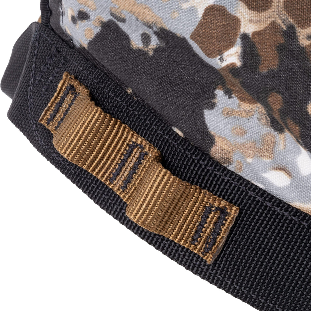 Ape Canyon Outfitters Wood Deluxe Saddle – Obskura Skyfall Camouflage Tree Saddle with Adjustable Rope Bridge and AustriAlpin Buckles – Sit & Lean Hunting Saddle in Small/Medium/Large